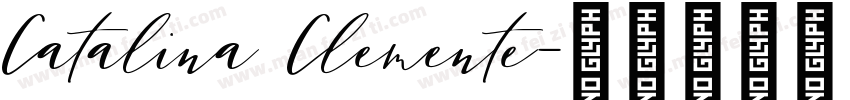 Catalina Clemente字体转换